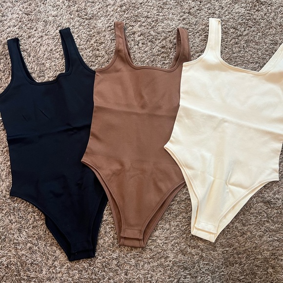 Tops - OQQ viral tiktok slimming bodysuits- pack of 3